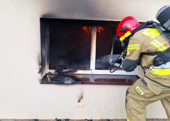 W pożarze domu zginął mężczyzna