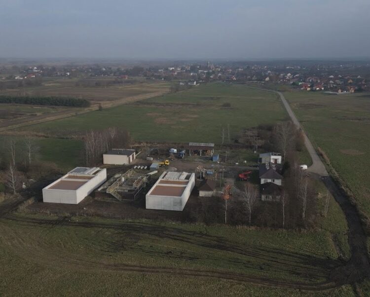 W Grębowie działa już nowa oczyszczalnia ścieków