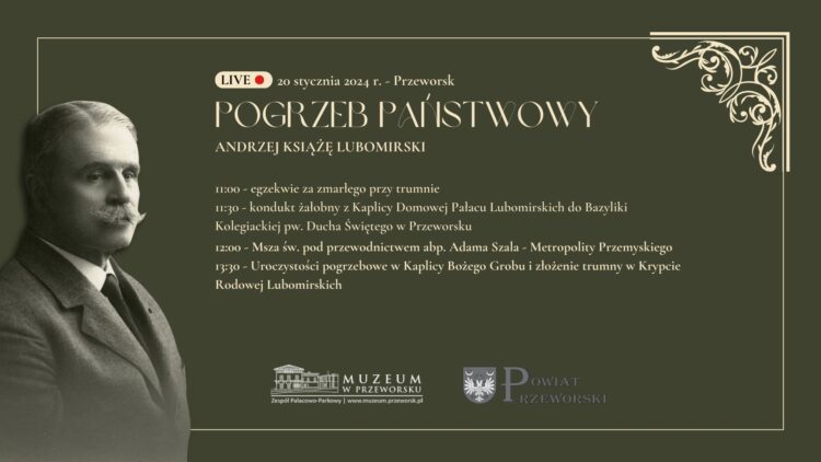 Ostatnie przygotowania do ponownego pogrzebu ordynata Andrzeja Lubomirskiego 1 - Polskie Radio Rzeszów Ostatnie przygotowania do ponownego pogrzebu ordynata Andrzeja Lubomirskiego