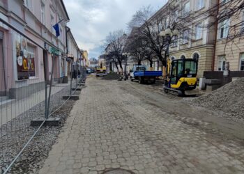 Ulica Grunwaldzka w&nbsp;Rzeszowie w&nbsp;przebudowie (zdjęcia)