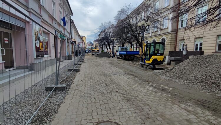 Ulica Grunwaldzka w Rzeszowie w przebudowie (zdjęcia)