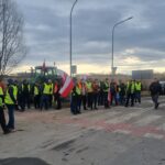 Od rana rolnicy blokują przejście graniczne w Medyce (zdjęcia) - Polskie Radio Rzeszów