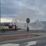 Od rana rolnicy blokują przejście graniczne w Medyce (zdjęcia) - Polskie Radio Rzeszów