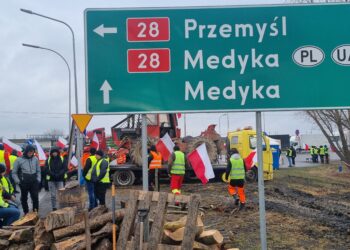Całkowita blokada ruchu do&nbsp;przejść granicznych z&nbsp;Ukrainą