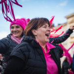 Nie zgadzają się na przemoc i gwałt. Zatańczyły na rzeszowskim Rynku (zdjęcia) - Polskie Radio Rzeszów