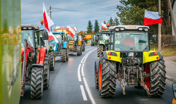 Kolejny protest rolników. Tym razem przed przejściem granicznym w Barwinku