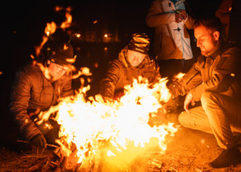 Płomień solidarności dla Ukrainy (zdjęcia)