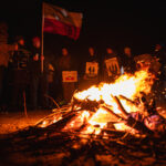 Płomień solidarności dla Ukrainy (zdjęcia) - Polskie Radio Rzeszów