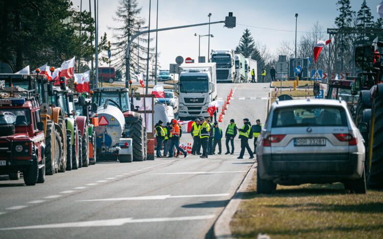Protest rolników w Barwinku (zdjęcia)