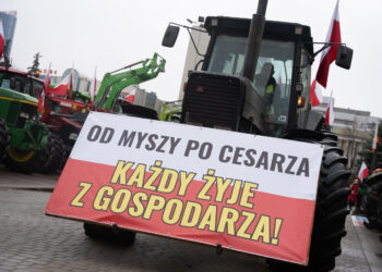 Protest rolników na&nbsp;Podkarpaciu. Utrudnienia na&nbsp;drogach (zdjęcia)