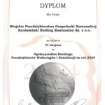 Krośnieńskie wodociągi najlepsze na Podkarpaciu, z szóstą pozycją w kraju - Polskie Radio Rzeszów