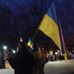 Rzeszowianie upamiętnili drugą rocznicę wybuchu wojny w Ukrainie - Polskie Radio Rzeszów