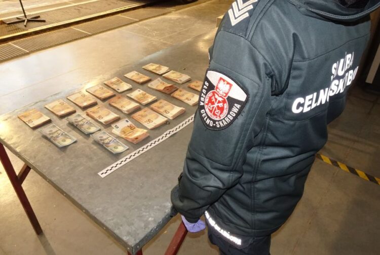 Przewozili znaczną ilość gotówki bez zgłoszenia. Zostali ukarani mandatami