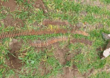 Ponad 200 sztuk amunicji i&nbsp;pocisk artyleryjski z&nbsp;okresu II&nbsp;wojny światowej znaleziono w&nbsp;Jamach