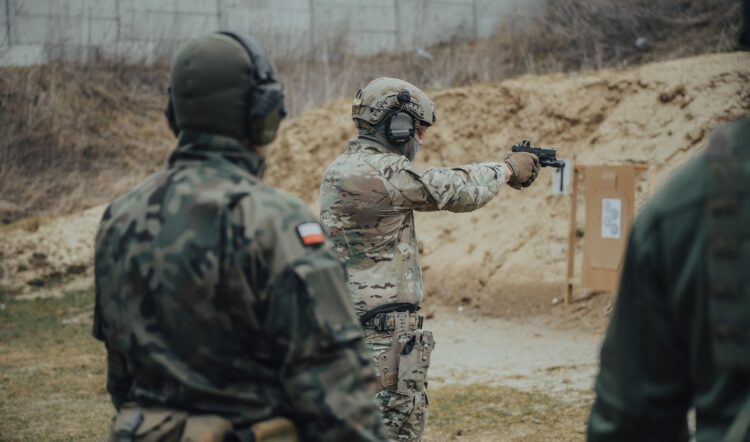 Wspólne szkolenie polskich i amerykańskich żołnierzy