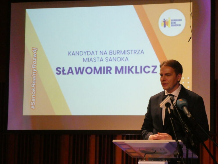 Sławomir Miklicz startuje w wyborach na burmistrza Sanoka