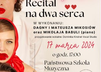 PLAKAT Slodko gorzki recital na dwa serca