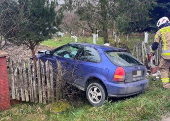 Ledwo uzyskała prawo jazdy, a&nbsp;już wjechała w&nbsp;ogrodzenie