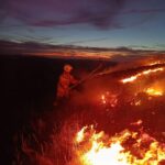 Pożar na Połoninie Caryńskiej - Polskie Radio Rzeszów