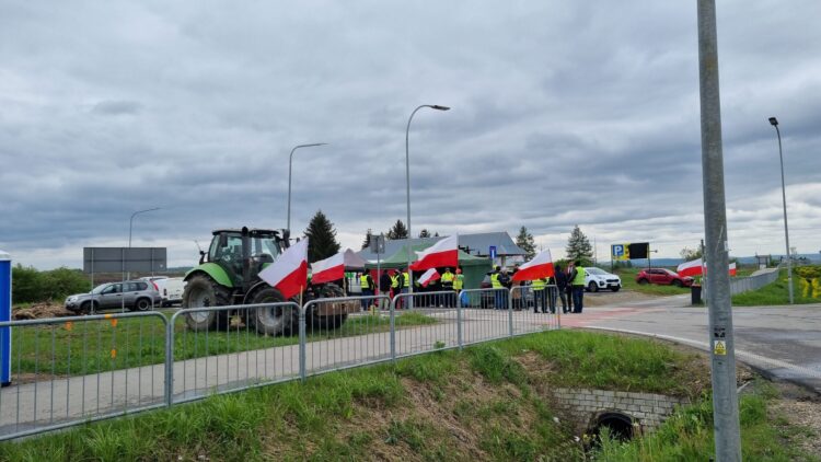 Drugi dzień rolniczych protestów na Podkarpaciu