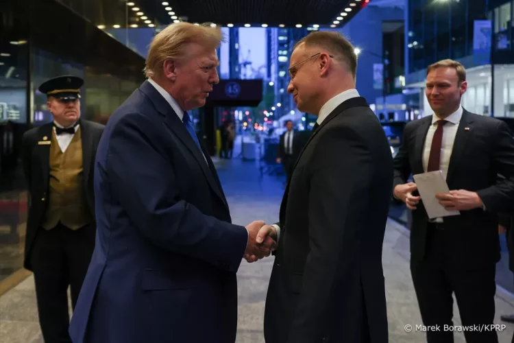 Prezydent Duda: Spotkanie z Trumpem było przyjacielskie, w miłej atmosferze