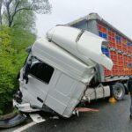 Zderzenie trzech ciężarówek. Utrudnienia na DK19 - Polskie Radio Rzeszów