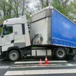 Zderzenie trzech ciężarówek. Utrudnienia na DK19 - Polskie Radio Rzeszów