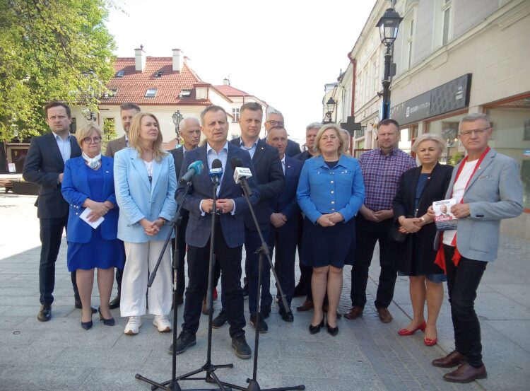 Konferencja przedstawicieli Koalicji Obywatelskiej