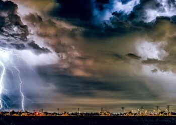 Kolejne ostrzeżenie przez&nbsp;burzami i&nbsp;intensywnymi opadami w&nbsp;regionie