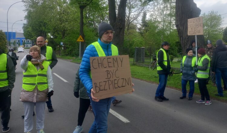 Protest mieszkańców Rzeszowa. Mają dosyć ciężarówek