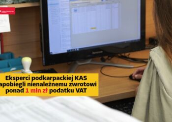 Podkarpacka KAS zapobiegła nienależnemu zwrotowi ponad 1 mln zł podatku VAT