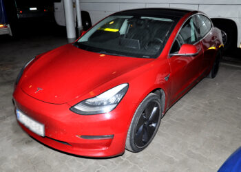 Tesla odzyskana na&nbsp;podkarpackiej granicy