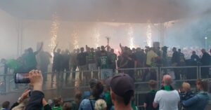 Piłka nożna. Stalowa Wola świętowała awans piłkarzy do pierwszej ligi - Polskie Radio Rzeszów