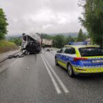 Wypadek w Zarzeczu, utrudnienia dla kierowców 3 - Polskie Radio Rzeszów Wypadek w Zarzeczu, utrudnienia dla kierowców - Polskie Radio Rzeszów