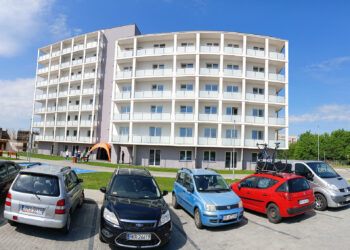 Kolejny blok wybudowany w&nbsp;ramach Towarzystwa Budownictwa Społecznego w&nbsp;Krośnie