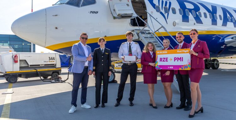 Z Jasionki poleciał pierwszy samolot na Majorkę