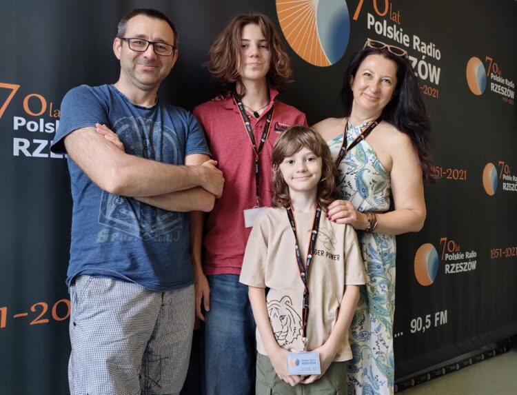 Rodzina Błądów w audycji ”Dwie godzinki dla rodzinki”