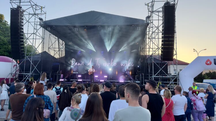 Koncert Dawida Tyszkowskiego na finał Dni Jasła 2024