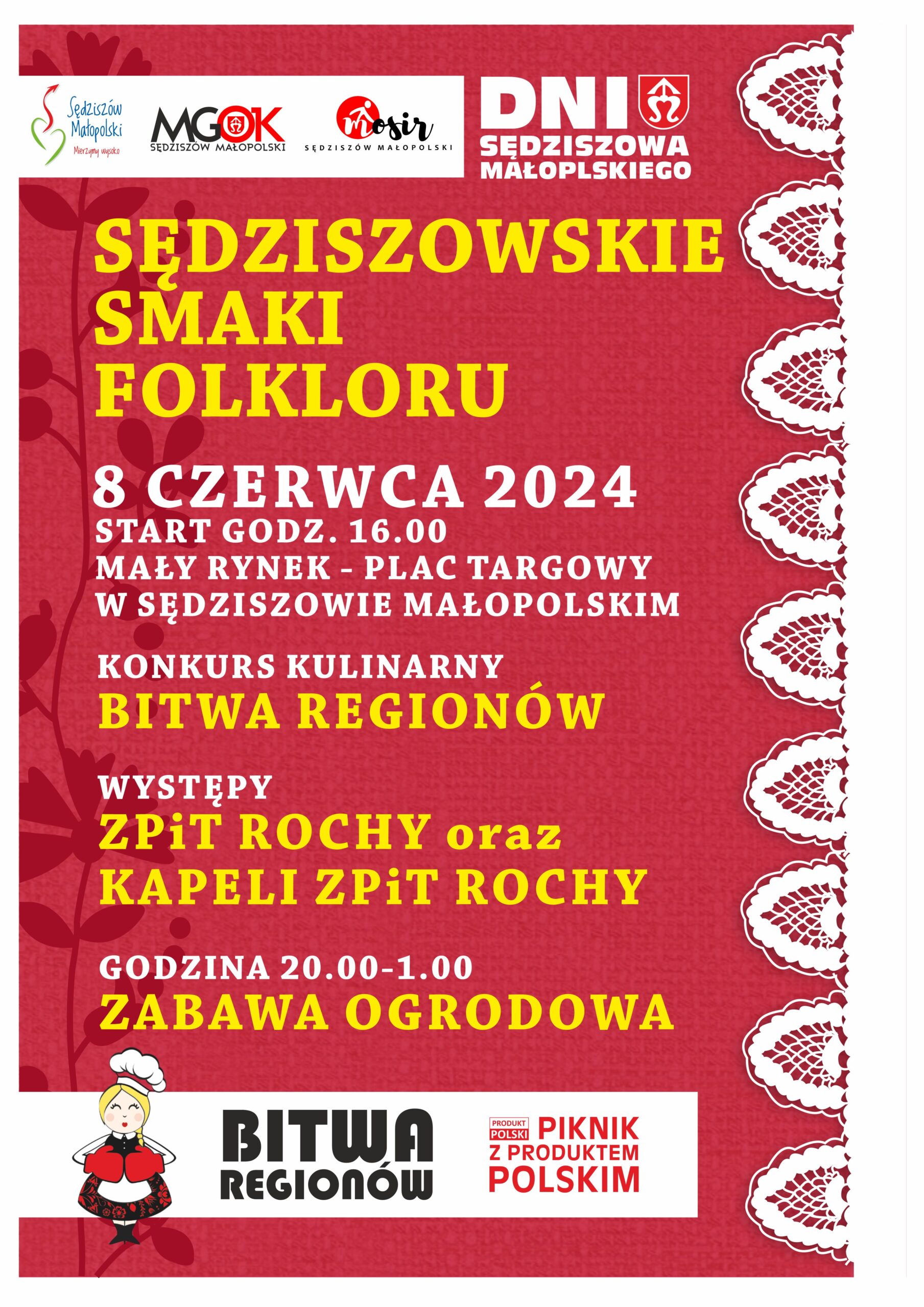 SEDZISZOWSKIE SMAKI FOLKLORU plakat scaled