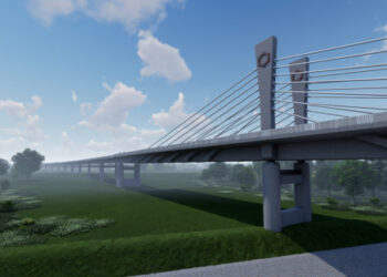 Rozpoczął się kolejny etap budowy mostu na&nbsp;Sanie w&nbsp;Stalowej Woli