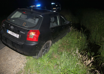 Wjechała w&nbsp;Jamnicy do&nbsp;rowu. Miała 2 promile we&nbsp;krwi