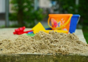 Wielka piaskownica na&nbsp;Rynku w&nbsp;Krośnie