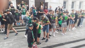 Piłka nożna. Stalowa Wola świętowała awans piłkarzy do pierwszej ligi - Polskie Radio Rzeszów