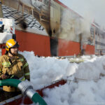 Drugi dzień walki z pożarem Merkury Market w Krośnie (zdjęcia) 33 - Polskie Radio Rzeszów Drugi dzień walki z pożarem Merkury Market w Krośnie (zdjęcia) - Polskie Radio Rzeszów