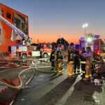 Drugi dzień walki z pożarem Merkury Market w Krośnie (zdjęcia) 16 - Polskie Radio Rzeszów Drugi dzień walki z pożarem Merkury Market w Krośnie (zdjęcia) - Polskie Radio Rzeszów