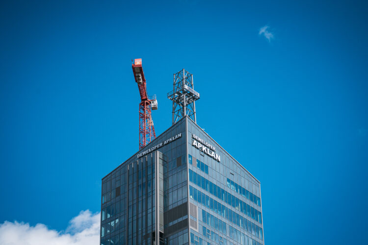 Najwyższy budynek mieszkalny w Polsce niemalże gotowy do użytku