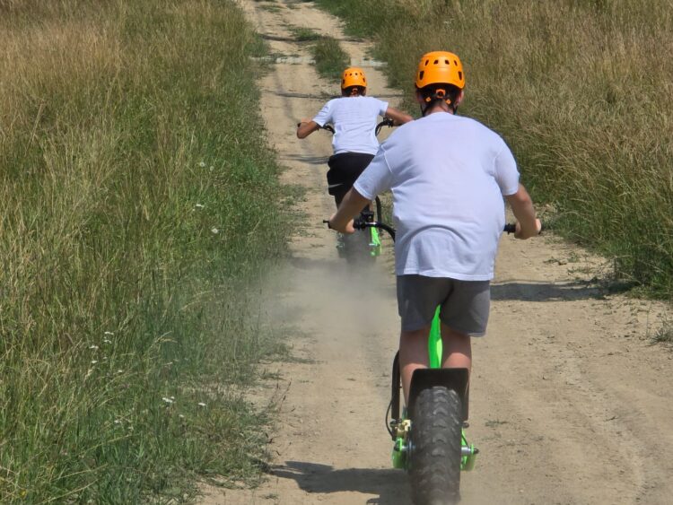 Hulajnogi terenowe w Wańkowej