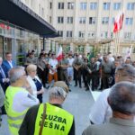 Protest leśników przed urzędem wojewódzkim w Rzeszowie 5 - Polskie Radio Rzeszów Protest leśników przed urzędem wojewódzkim w Rzeszowie - Polskie Radio Rzeszów