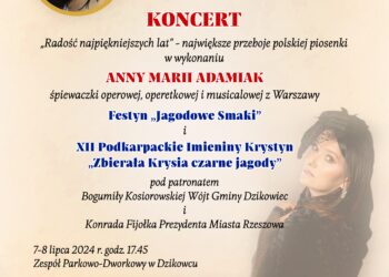 Plakat koncert Anna Maria Adamiak