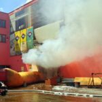 Pożar w sklepie Merkury Market w Krośnie (aktualizacja, filmy, zdjęcia) - Polskie Radio Rzeszów